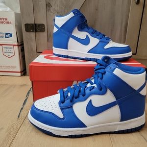 SOLD Nike Dunk High Game Royal/ Kentucky DS GS
